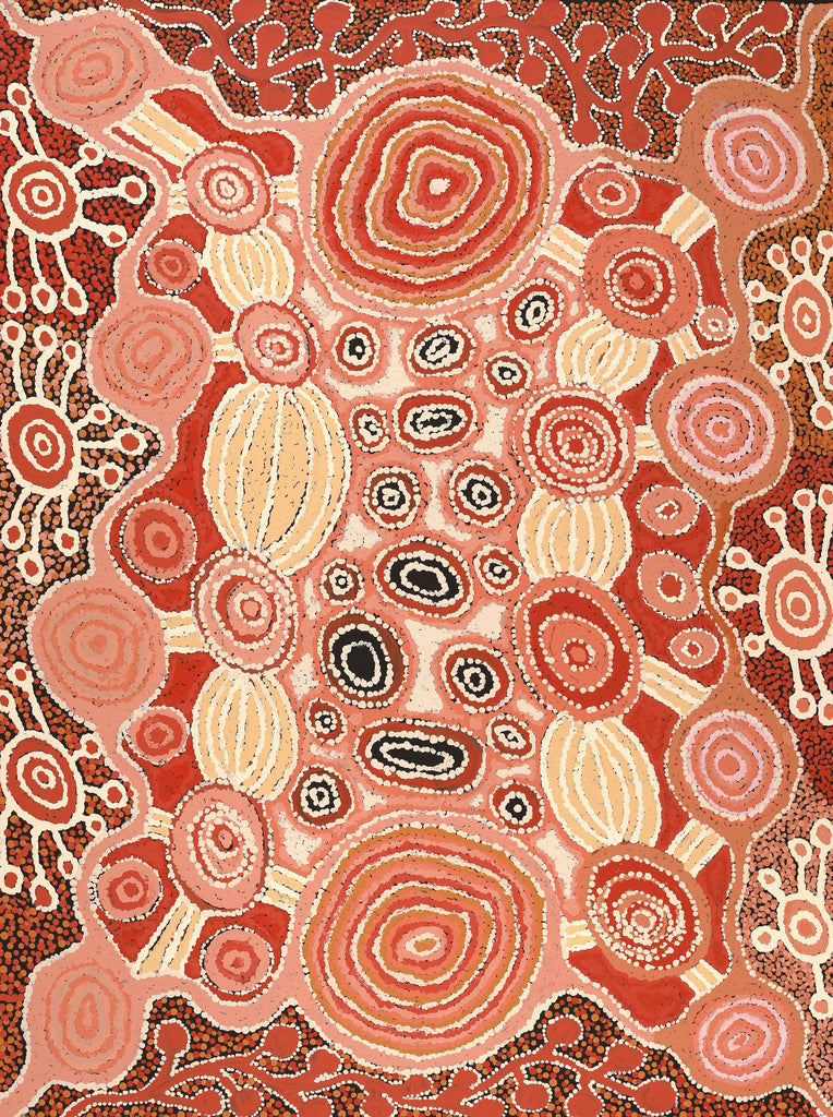 Aboriginal Art by Carolyn Dunn, Piltati Tjukurpa, 122x91cm - ART ARK®