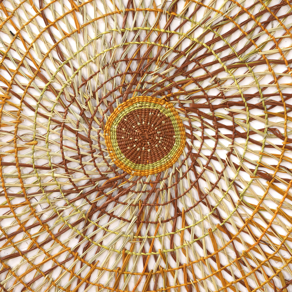 Aboriginal Art by Jennifer Prudence, Woven Mat, 130cm - ART ARK®