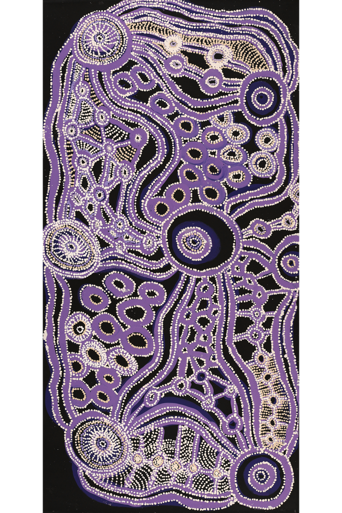 Aboriginal Art by Renita Stanley, Minyma Kutjara Wingellina, 122x61cm - ART ARK®