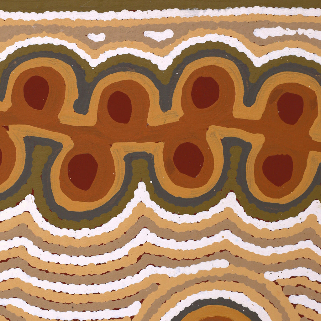 Aboriginal Art by Rita Watson, Irlupa, 101x76cm - ART ARK®