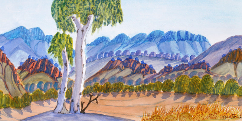 Hermannsburg Watercolour Landscapes