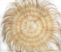 Aboriginal Artwork by Jennifer Prudence, Woven Mat, 220cm