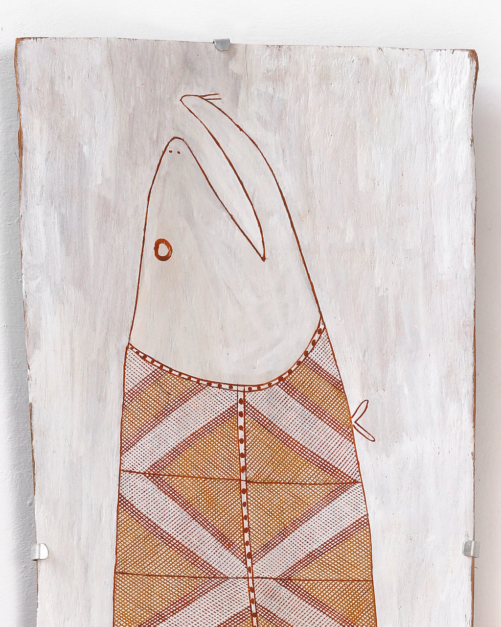Aboriginal Artwork by Charlie Nangukwirrk Nanguwerr, Ngaldadmurrng, 95x33cm