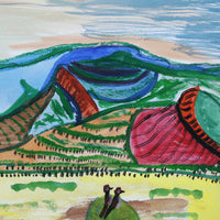 Aboriginal Artwork by Joanne Wheeler, Ljalkaindirma (Mt Hermannsburg), 39.5x27cm