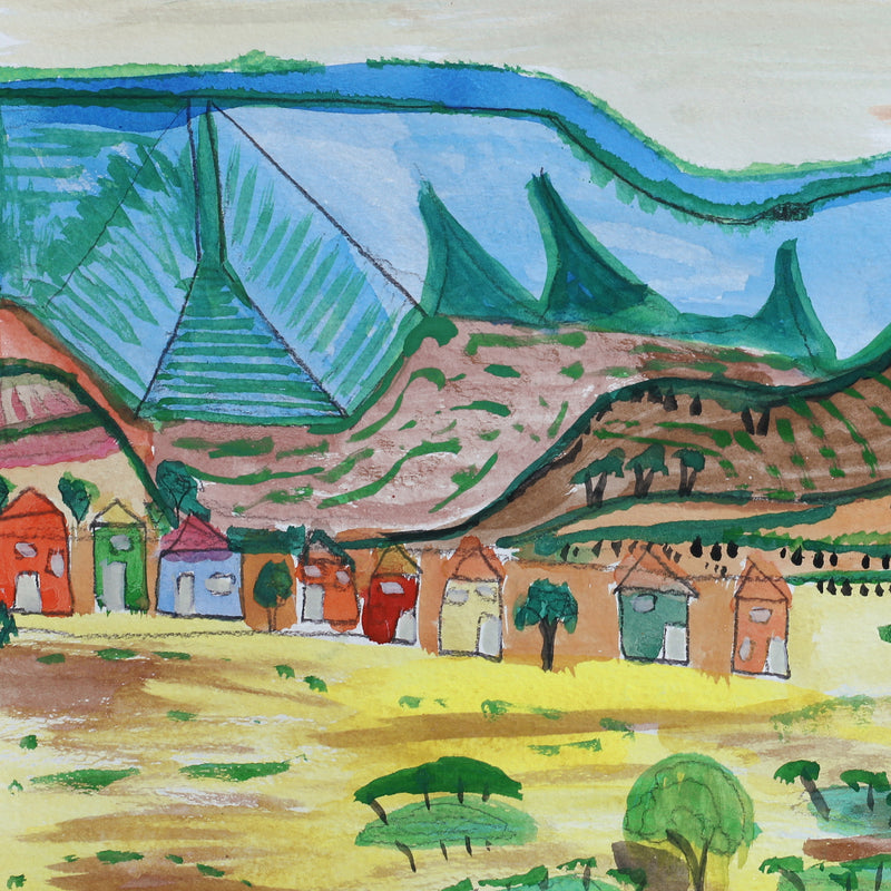 Aboriginal Artwork by Joanne Wheeler, Ljalkaindirma (Mt Hermannsburg), 39.5x27cm