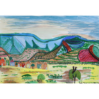 Aboriginal Artwork by Joanne Wheeler, Ljalkaindirma (Mt Hermannsburg), 39.5x27cm