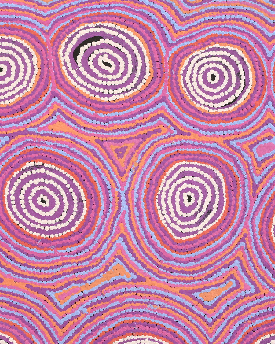 Aboriginal Artwork by Alice Nampijinpa Michaels, Lappi Lappi Dreaming, 76x61cm