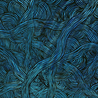 Aboriginal Artwork by Alison Multa, Women's Hairstring Dreaming, 61x46cm