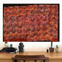 Aboriginal Artwork by Alison Watson, Kapi Tjurkurpa Kumanara Bore, 90x60cm