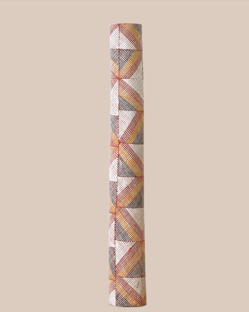 Aboriginal Artwork by Abigail Namunjdja, Lorrkon (Hollow Log), 69cm