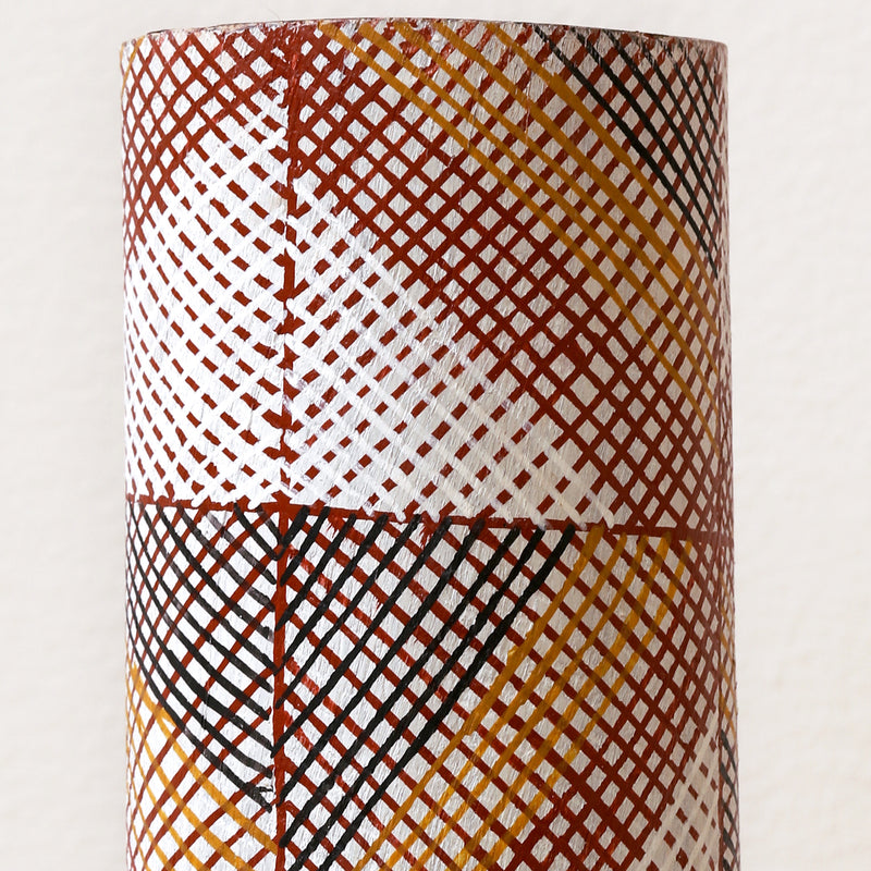 Aboriginal Artwork by Abigail Namunjdja, Lorrkon (Hollow Log), 69cm