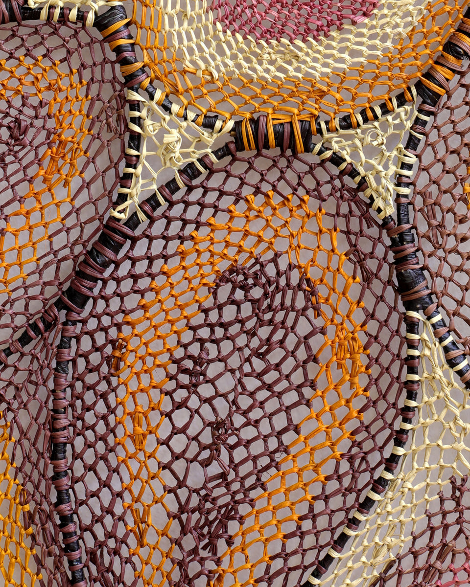 Aboriginal Artwork by Alice Djulman Dullman, Nguyno (flower), 77x70cm