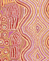 Aboriginal Artwork by Alice Nampijinpa Michaels, Lappi Lappi Dreaming, 107x91cm