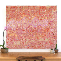 Aboriginal Artwork by Alice Nampijinpa Michaels, Lappi Lappi Dreaming, 107x91cm