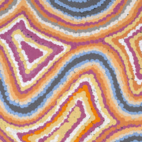 Aboriginal Artwork by Alice Nampijinpa Michaels, Lappi Lappi Dreaming, 61x61cm