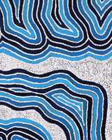 Aboriginal Artwork by Alicka Napanangka Brown, Yarla Jukurrpa (Bush Potato Dreaming), 61x46cm