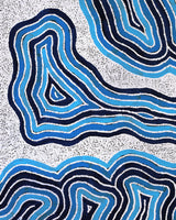 Aboriginal Artwork by Alicka Napanangka Brown, Yarla Jukurrpa (Bush Potato Dreaming), 61x46cm