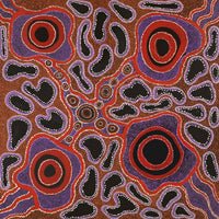 Aboriginal Artwork by Amanda Dager, Walka, 91x91cm