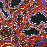 Aboriginal Artwork by Amanda Dager, Walka, 91x91cm