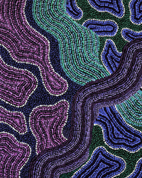 Aboriginal Artwork by Amanda Daegar, Ngayuku Ngura, 100x70cm