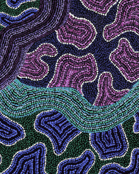 Aboriginal Artwork by Amanda Daegar, Ngayuku Ngura, 100x70cm