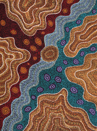 Aboriginal Artwork by Amanda Daegar, Ngayuku Ngura, 120x90cm