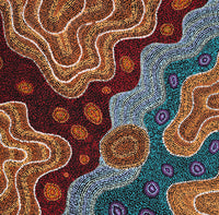 Aboriginal Artwork by Amanda Daegar, Ngayuku Ngura, 120x90cm