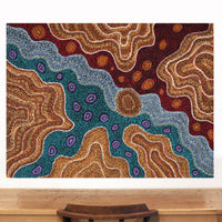 Aboriginal Artwork by Amanda Daegar, Ngayuku Ngura, 120x90cm