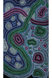 Aboriginal Artwork by Amanda Daegar, Ngayuku Ngura, 120x70cm