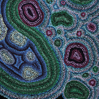 Aboriginal Artwork by Amanda Daegar, Ngayuku Ngura, 120x70cm