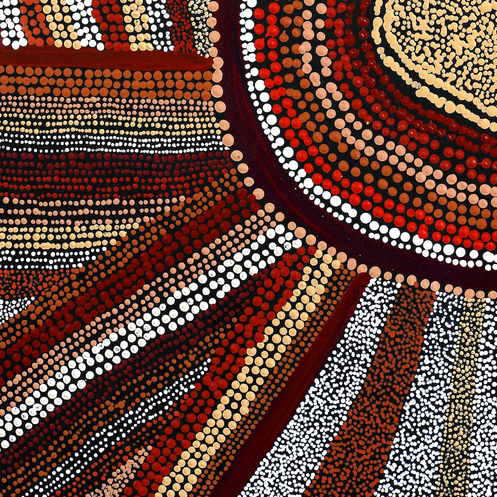 Aboriginal Artwork by Amari Tjalkuri, Watarru Tjukurpa, 100x72cm