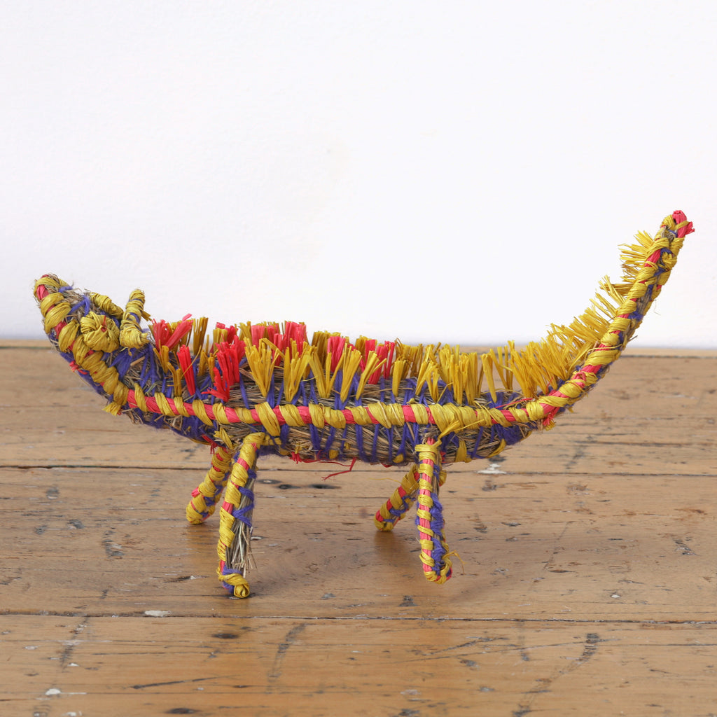 Aboriginal Artwork by Amy Yilpi - Thorny Devil Tjanpi Sculpture