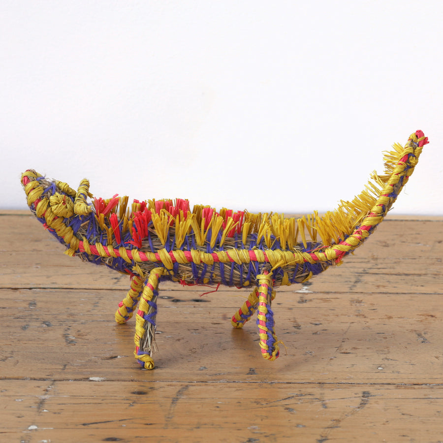 Aboriginal Artwork by Amy Yilpi - Thorny Devil Tjanpi Sculpture
