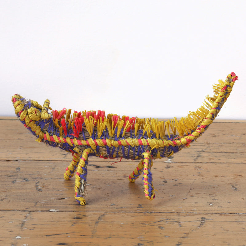Aboriginal Artwork by Amy Yilpi - Thorny Devil Tjanpi Sculpture