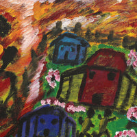 Andrew Robertson, Bushfire and Homeland, 60x45cm