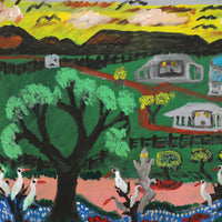 Aboriginal Artwork by Andrew Robertson, Untitiled, 80x60cm