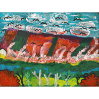 Aboriginal Artwork by Andrew Robertson, Walmaja, 80x60cm