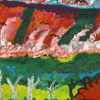 Aboriginal Artwork by Andrew Robertson, Walmaja, 80x60cm