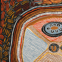 Aboriginal Artwork by Angkaliya Nelson, Kungkarangkalpa (Seven Sisters Story), 76x76cm