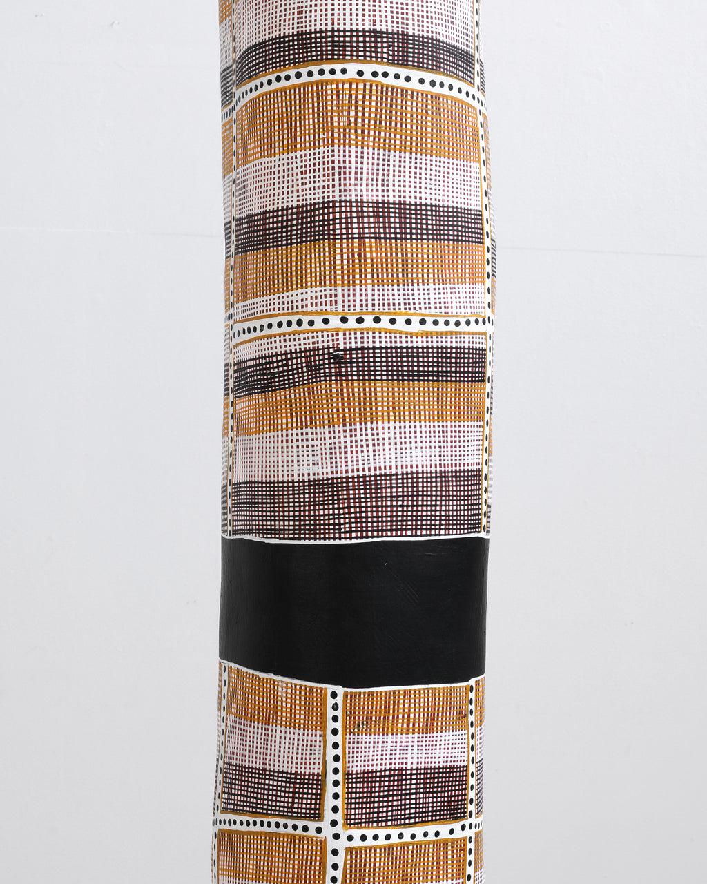 Aboriginal Artwork by Annie Mulunwanga Wurrkidj, Lorrkon (Hollow Log), 160cm