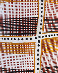 Aboriginal Artwork by Annie Mulunwanga Wurrkidj, Lorrkon (Hollow Log), 160cm