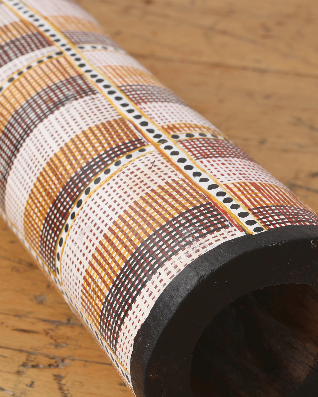 Aboriginal Artwork by Annie Wurrkidj, Lorrkon (Hollow Log), 85cm