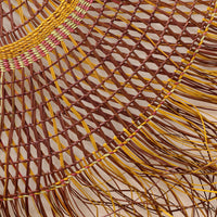 Aboriginal Artwork by Anthea Stewart, Woven Mat, 115cm