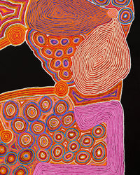 Aboriginal Artwork by Antonia Napangardi Michaels, Lappi Lappi Jukurrpa, 122x107cm