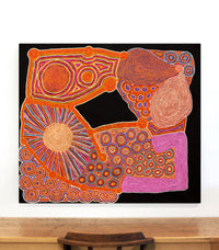 Aboriginal Artwork by Antonia Napangardi Michaels, Lappi Lappi Jukurrpa, 122x107cm