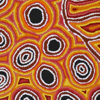 Aboriginal Artwork by Antonia Napangardi Michaels, Lappi Lappi Jukurrpa, 122x46cm