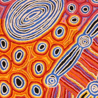 Aboriginal Artwork by Antonia Napangardi Michaels, Lappi Lappi Jukurrpa, 122x61cm