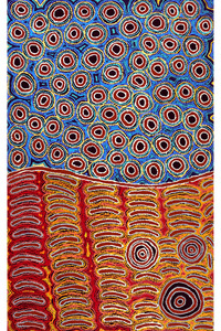 Aboriginal Artwork by Antonia Napangardi Michaels, Lappi Lappi Jukurrpa, 122x76cm