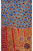 Aboriginal Art by Antonia Napangardi Michaels, Lappi Lappi Jukurrpa, 122x76cm - ART ARK®