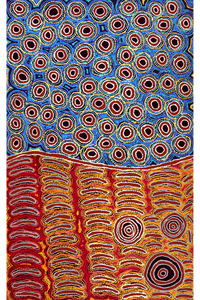 Aboriginal Artwork by Antonia Napangardi Michaels, Lappi Lappi Jukurrpa, 122x76cm - ART ARK®